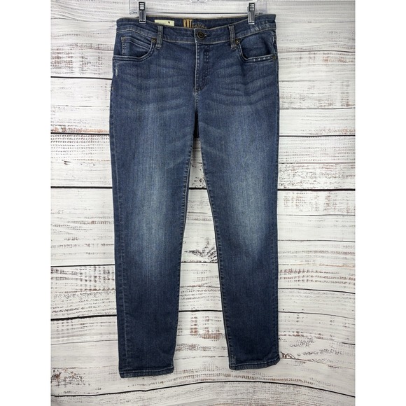 Kut from the Kloth Katy Boyfriend Blue Jeans Denim Size 8 Style # KP422MA1R - Picture 2 of 13